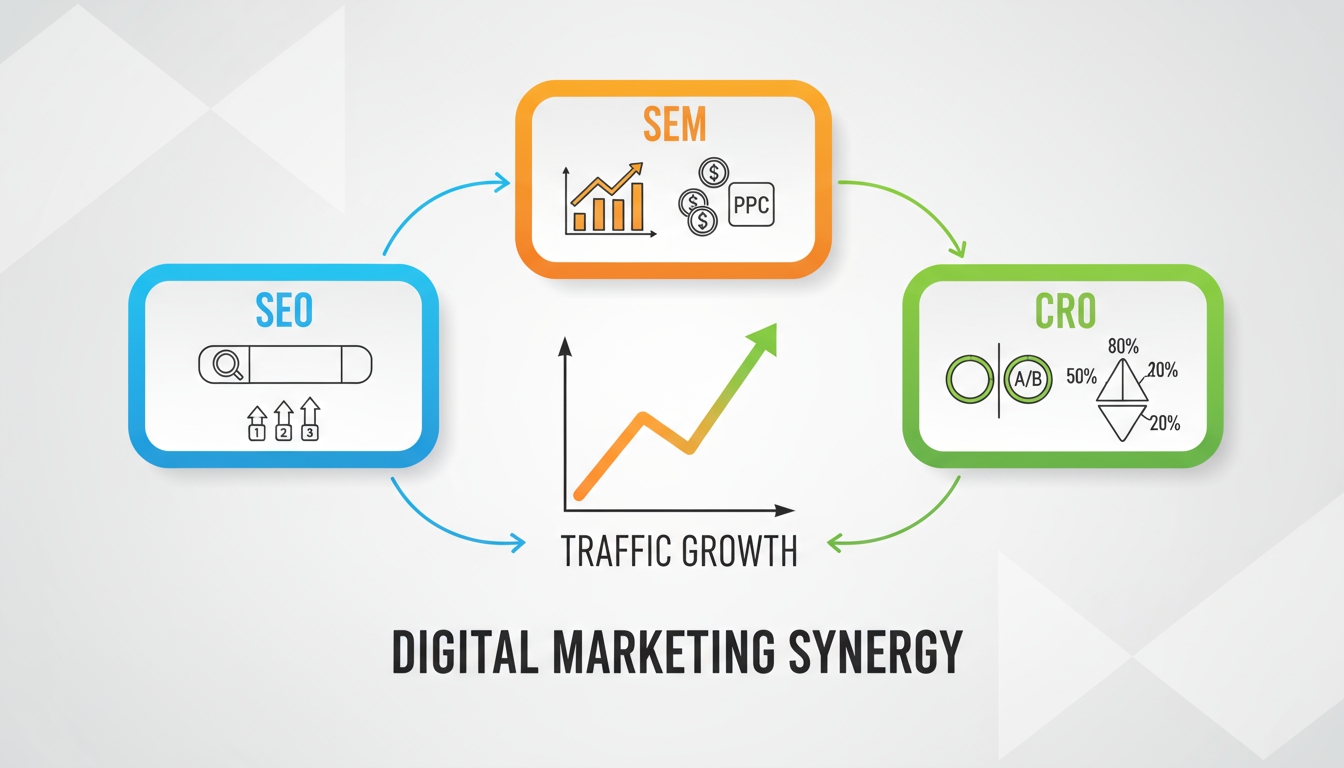 SEO, SEM and CRO - What is Digital Marketing Strategy?